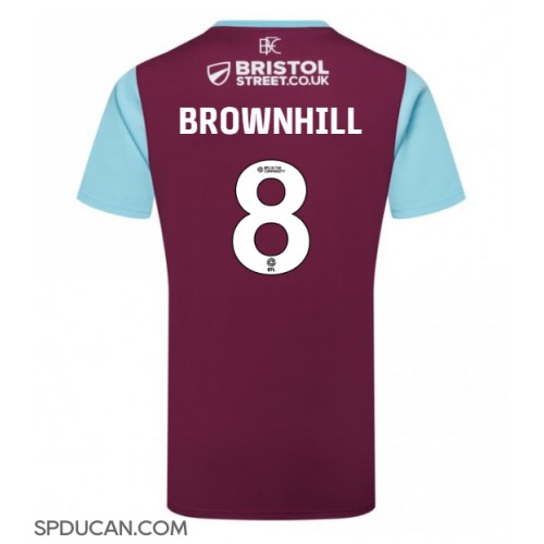 Muški Nogometni Dres Burnley Josh Brownhill #8 Domaci 2024-25 Kratak Rukav